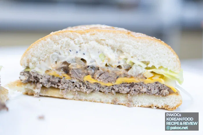 콩고물 스테이크 버거 비교