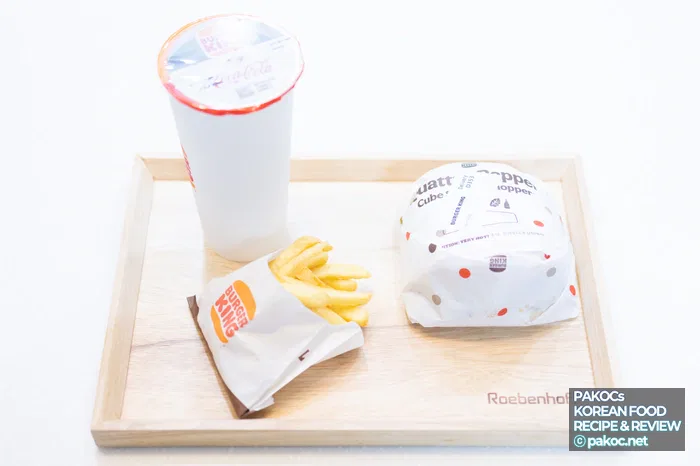 버거킹 콰트로 페퍼 큐브 스테이크 와퍼