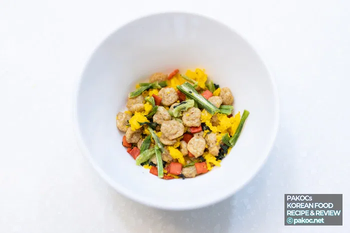 Comparación de carne deshidratada de Shin Ramyun Gold