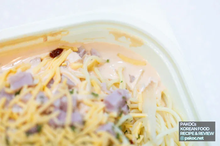 Comparing different convenience store pastas