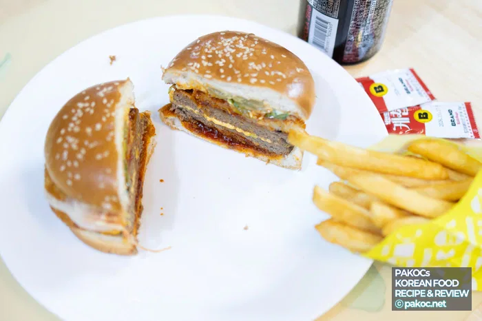 고스트페퍼 버거 소스구조