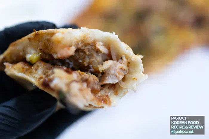 피자 고기 맛 균형 잡힌 리뷰