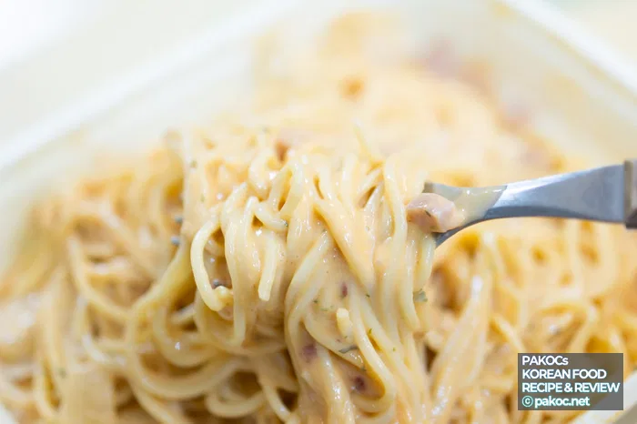 Cheese cream pasta review video