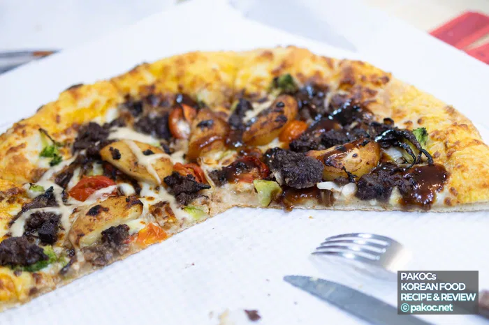 피자 조각 구성 정보