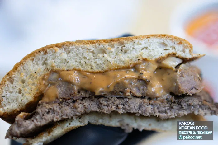 고기 중심 버거 특징