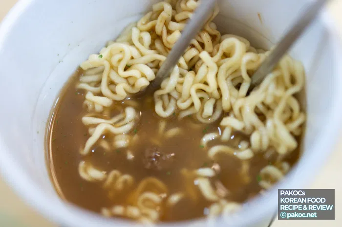 신라면 조리 방법 설명