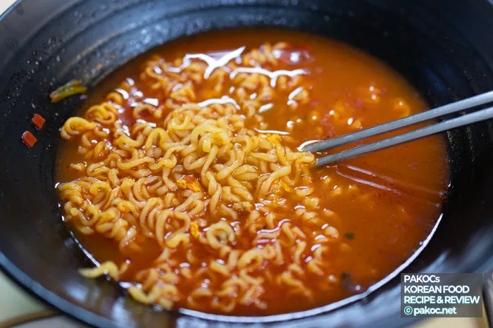 Comparación de aromas de Shin Ramyun Gold