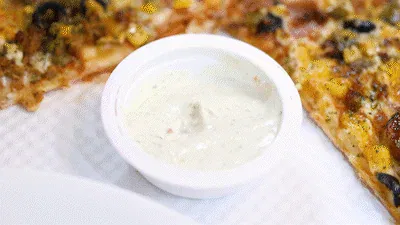 겨울 한정 고기 피자 시식기