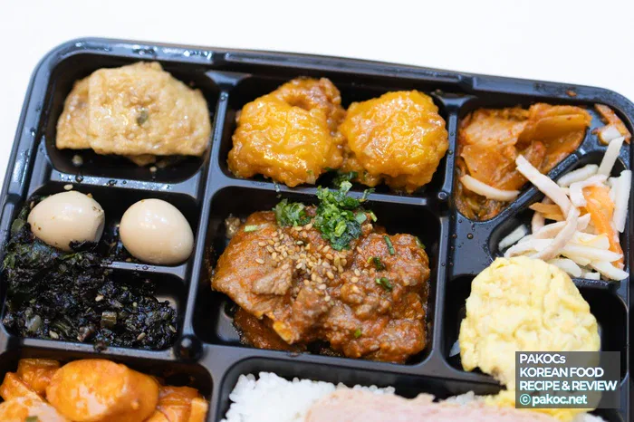 おかずたっぷり弁当の構成分析