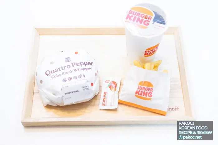 Burger King Quattro Cheese Quattro Pepper Cube Steak