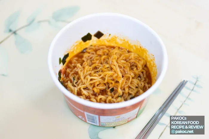 ソウルフードの組み合わせ・農心のカップ麺