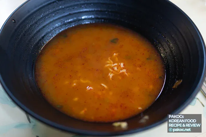 トゥムセラーメン特有の旨味の比較