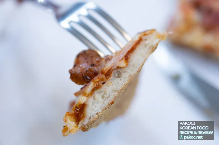 Proporción de carne en la pizza