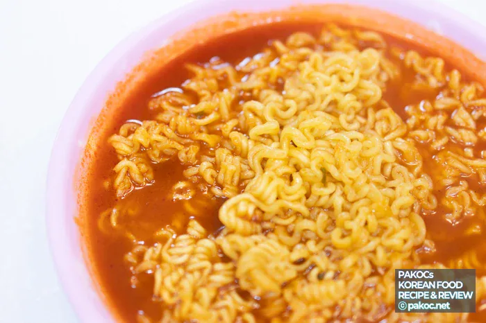 Photo comparing rabokki texture