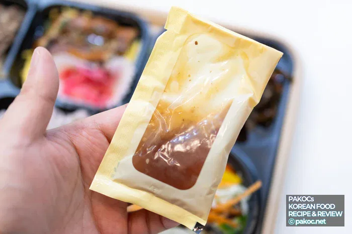 Aspecto visual del bento Jeongseong Hansang