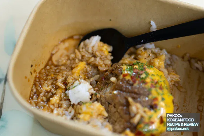 Proceso de cocción de una hamburg steak jugosa