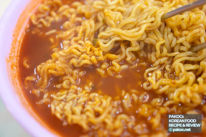 Image recommending rabokki ingredients