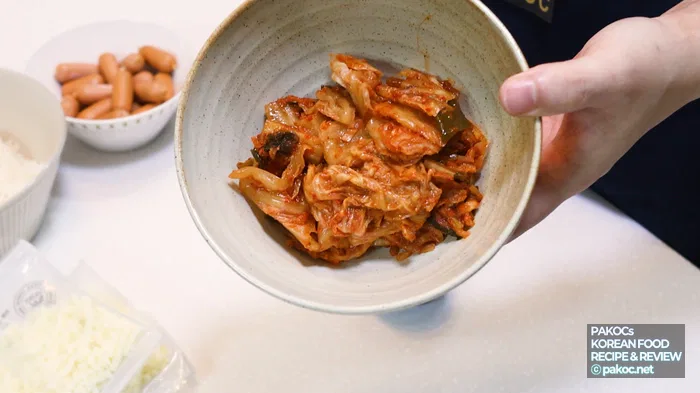 Aspecto del arroz frito con gochugaru