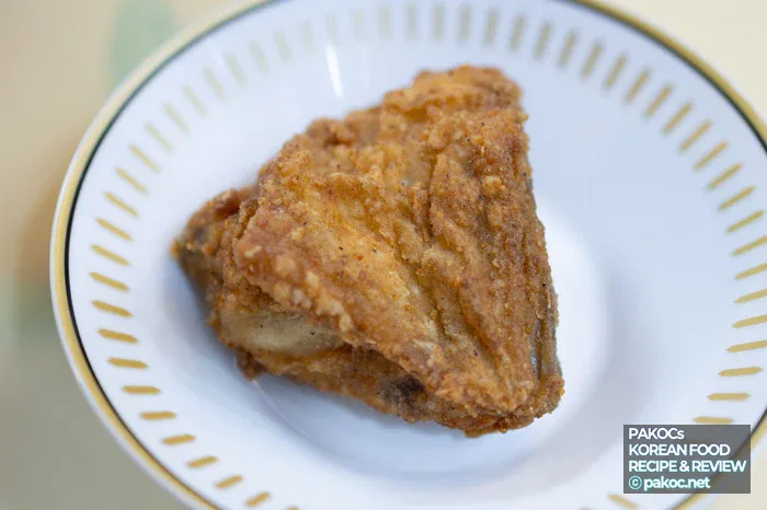Foto del aspecto visual de la comida de KFC