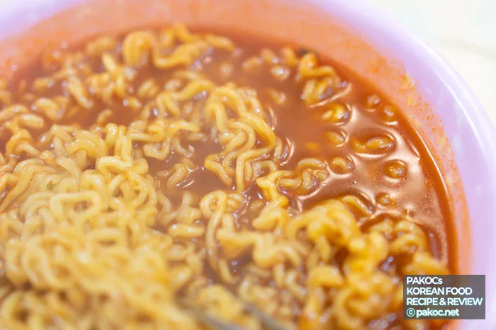 Image showing the characteristics of ready-to-eat rabokki