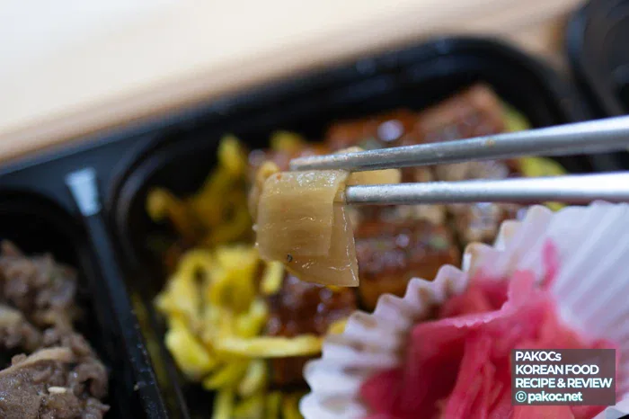 Reacción de los consumidores al bento Jeongseong Hansang