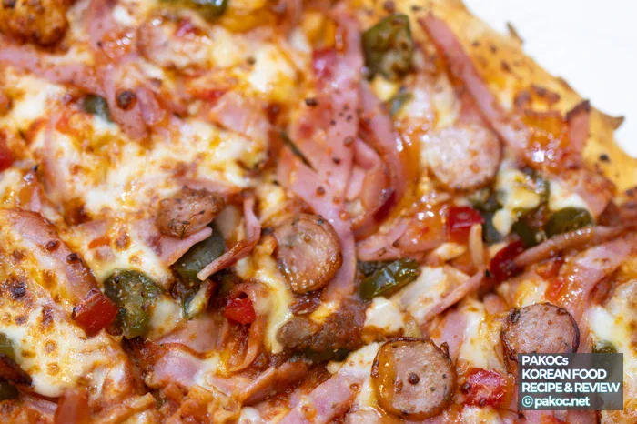 Sabor de pizza cargada de carne