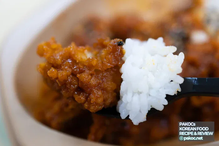 Dakgangjeong and rice harmony