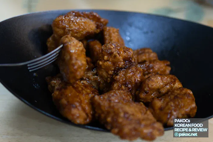 Salsa del pollo: dulce y salada