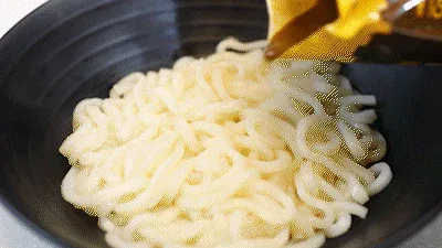 우동면 식감 비교 사진