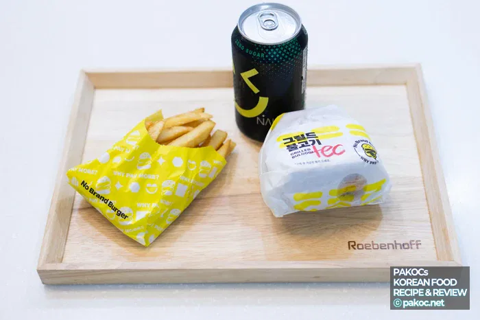 노브랜드버거 에그치즈 불고기버거