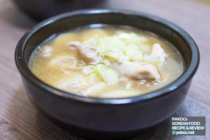 닭장떡국 재료 소개