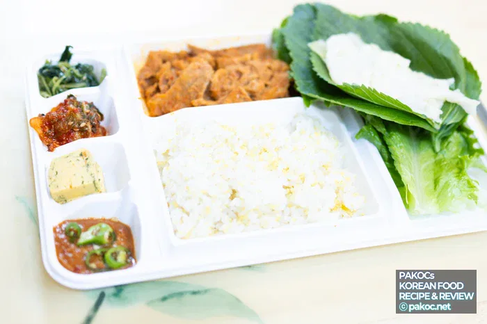 밸런스 잡힌 한끼 도시락 사진