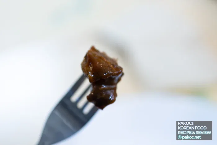 Beef rib with bold meaty texture