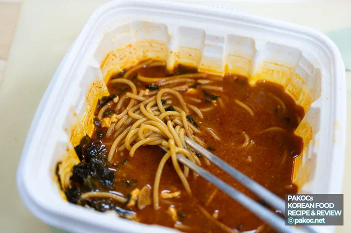 Buldak cheese seaweed pasta composition check