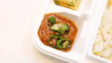 제육모둠쌈 편리한 식사 사진