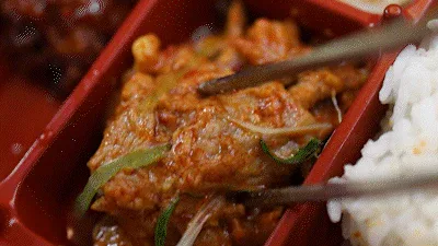 Gochujang butter pasta also featured