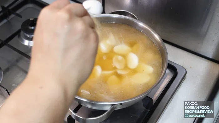 닭장떡국 특별한 레시피