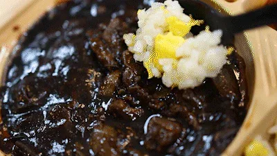 información de calorías del jjajangbap