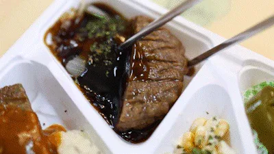 비주얼 임팩트 도시락 구성