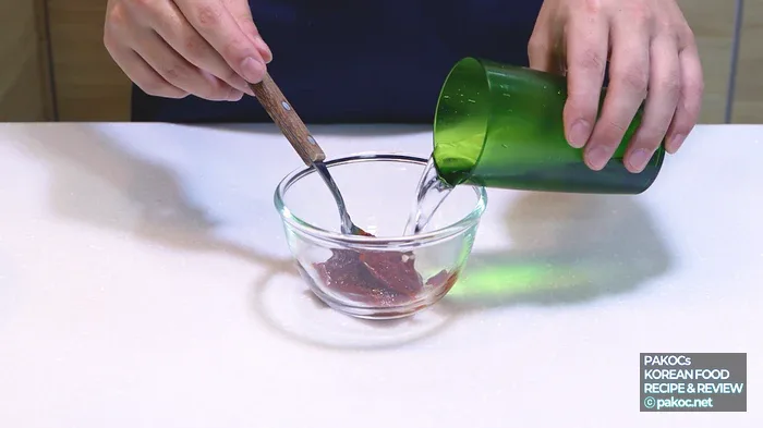 Adding cabbage to the recipe