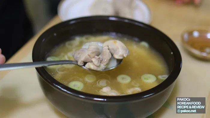 닭장떡국 레시피 요약