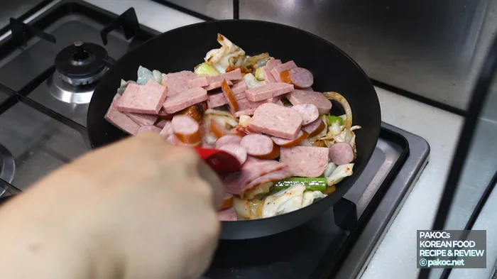 Budae stir-fry cooking time