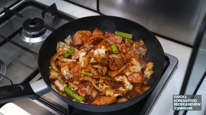 A special tip for cheese budae stir-fry