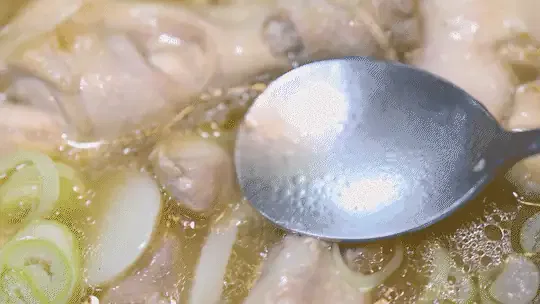 떡국 완성 사진