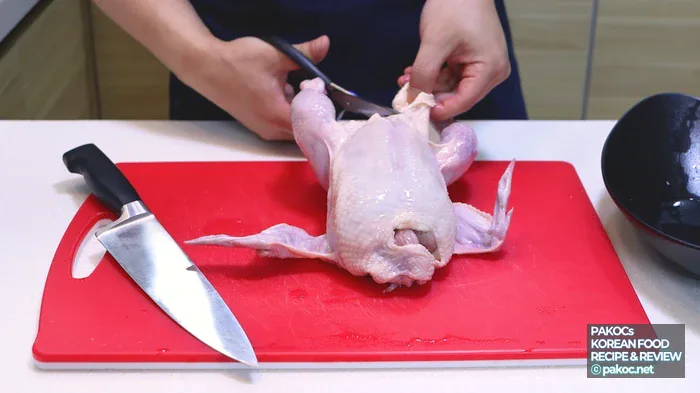 간단한 레시피 요리 비주얼