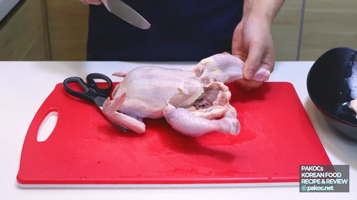 조리 완료 닭고기 사진