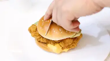 辛いチキンバーガーの特徴