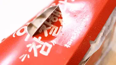 フライドチキンとモッテの構成の比較