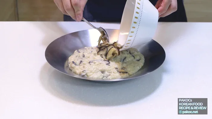 食事の準備ステップの案内