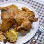 Pollo asado en freidora de aire, receta 마늘 레몬 속재료 사진